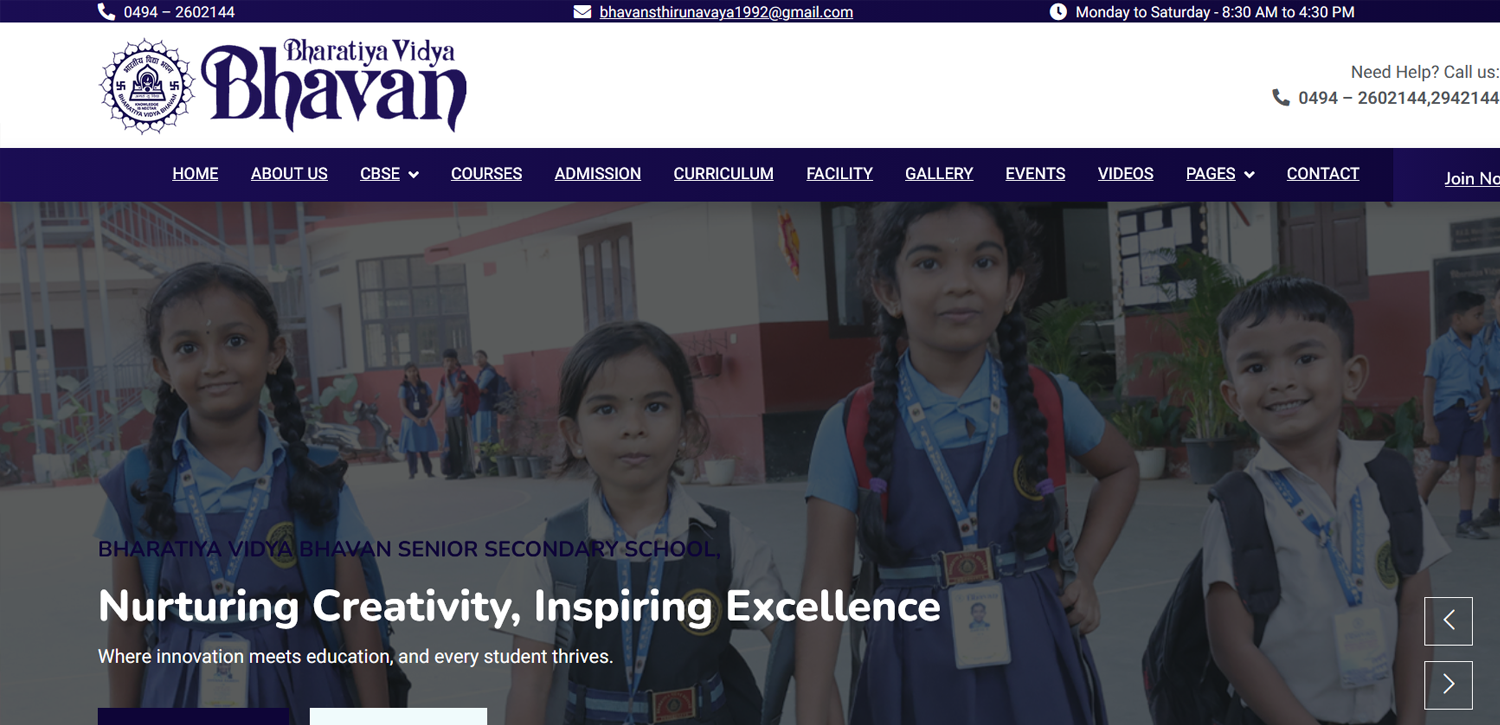 Bharatiya Vidya Bhavan,Thirunavaya ,