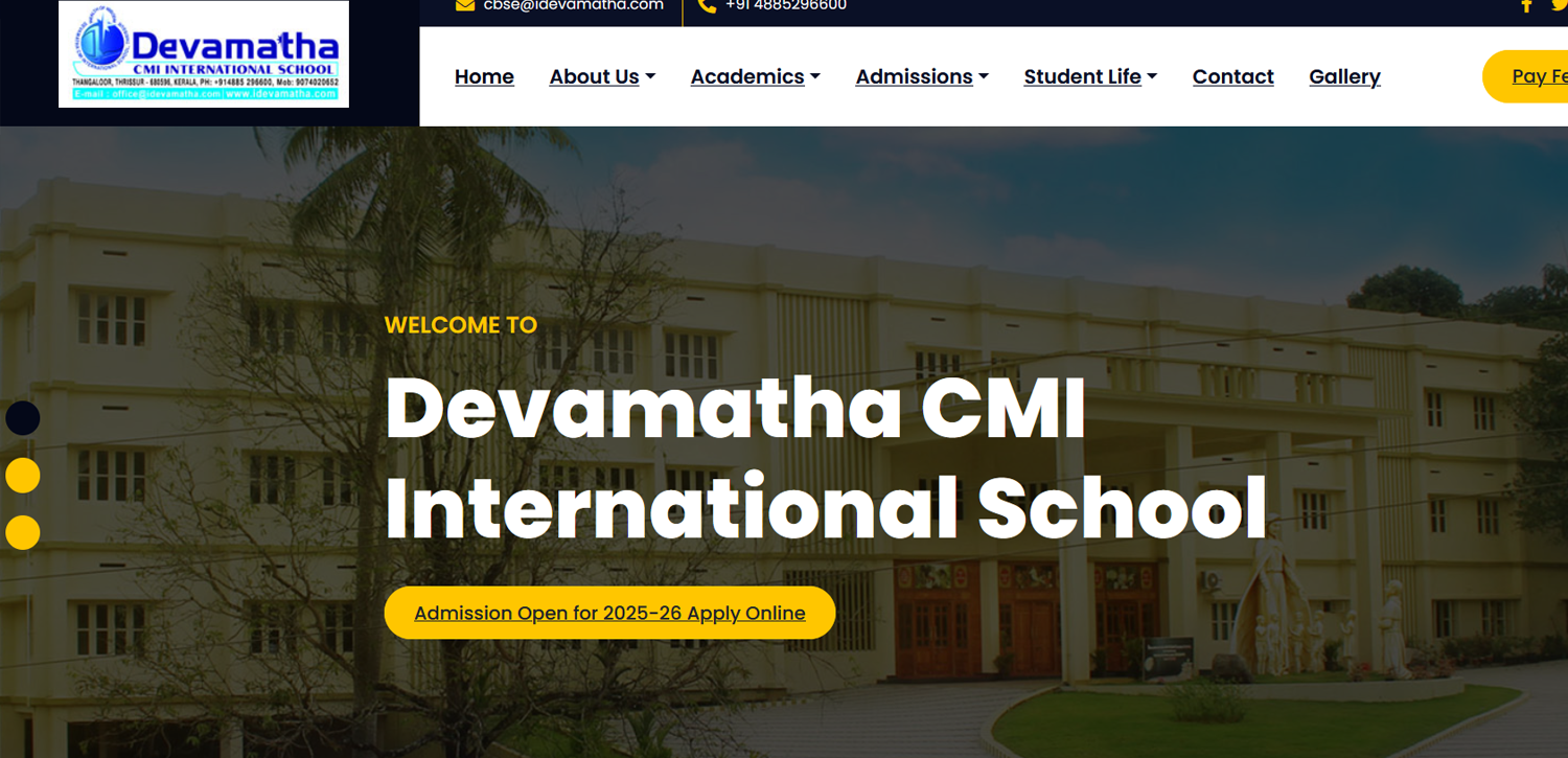 Devamatha CMI International School CBSE, Thangaloor